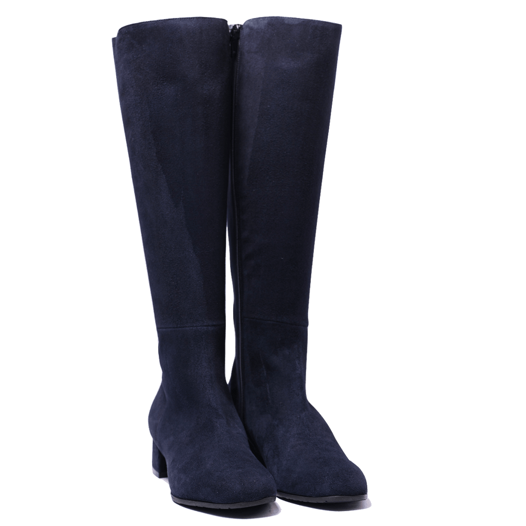 Stivaletti 2025 camoscio blu