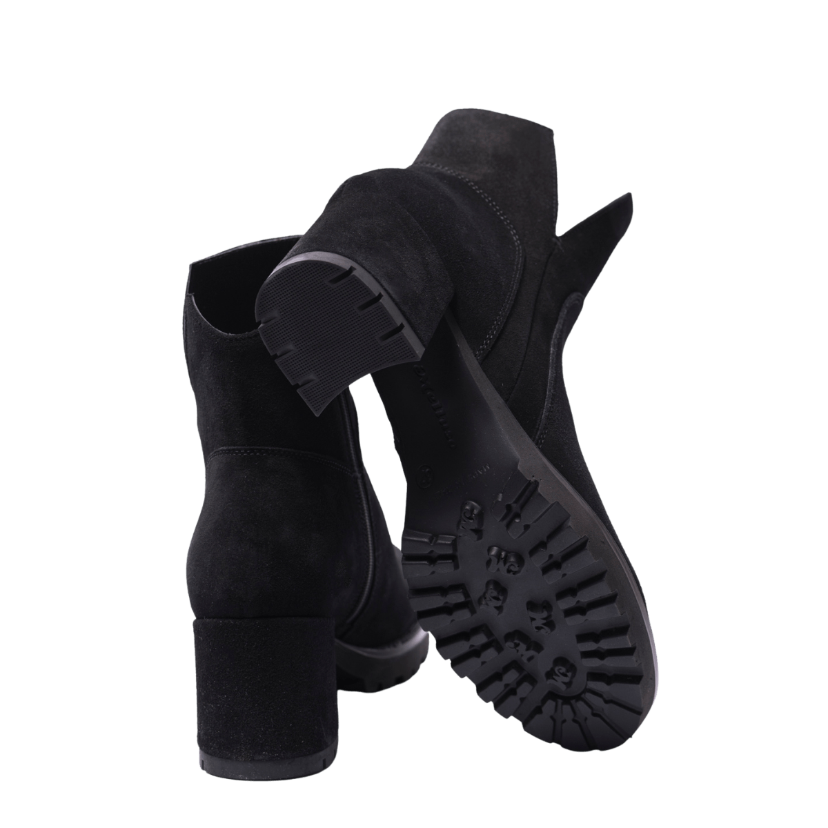 Tronchetto Melluso Camoscio Nero - Main Image