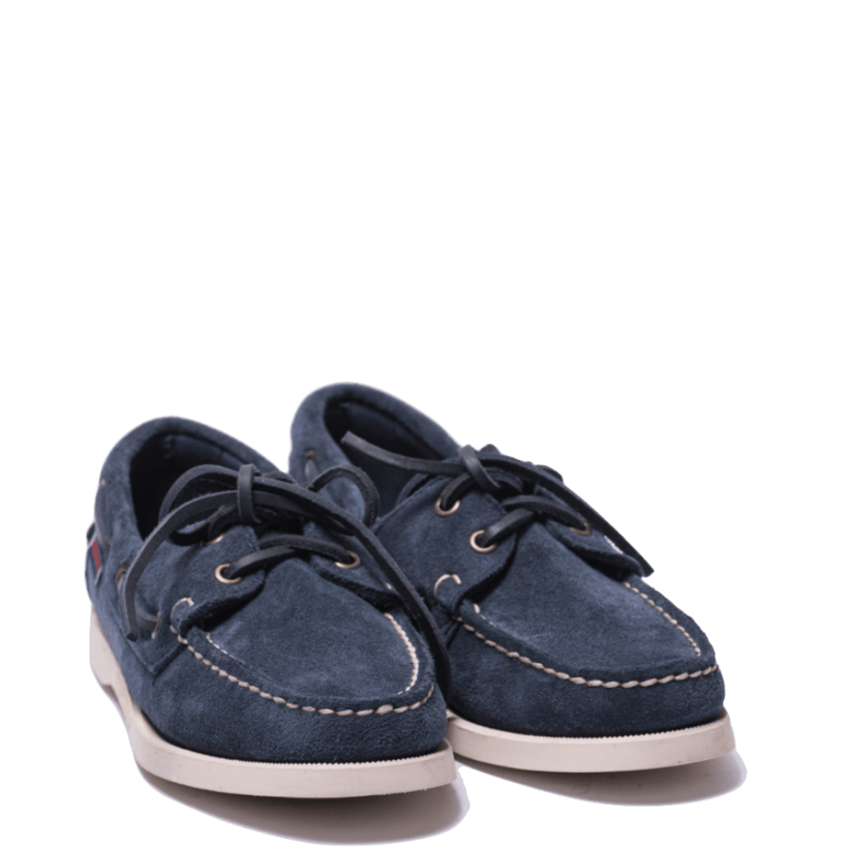 Vela Portland Flesh Out Sebago Camoscio Blue Navy Woman - Sebago - Calzature Savorè